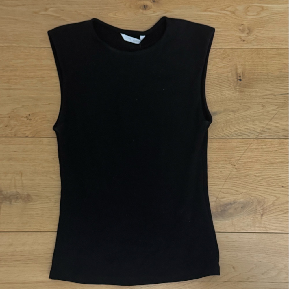Zara NWT Small Black Tank Tee
